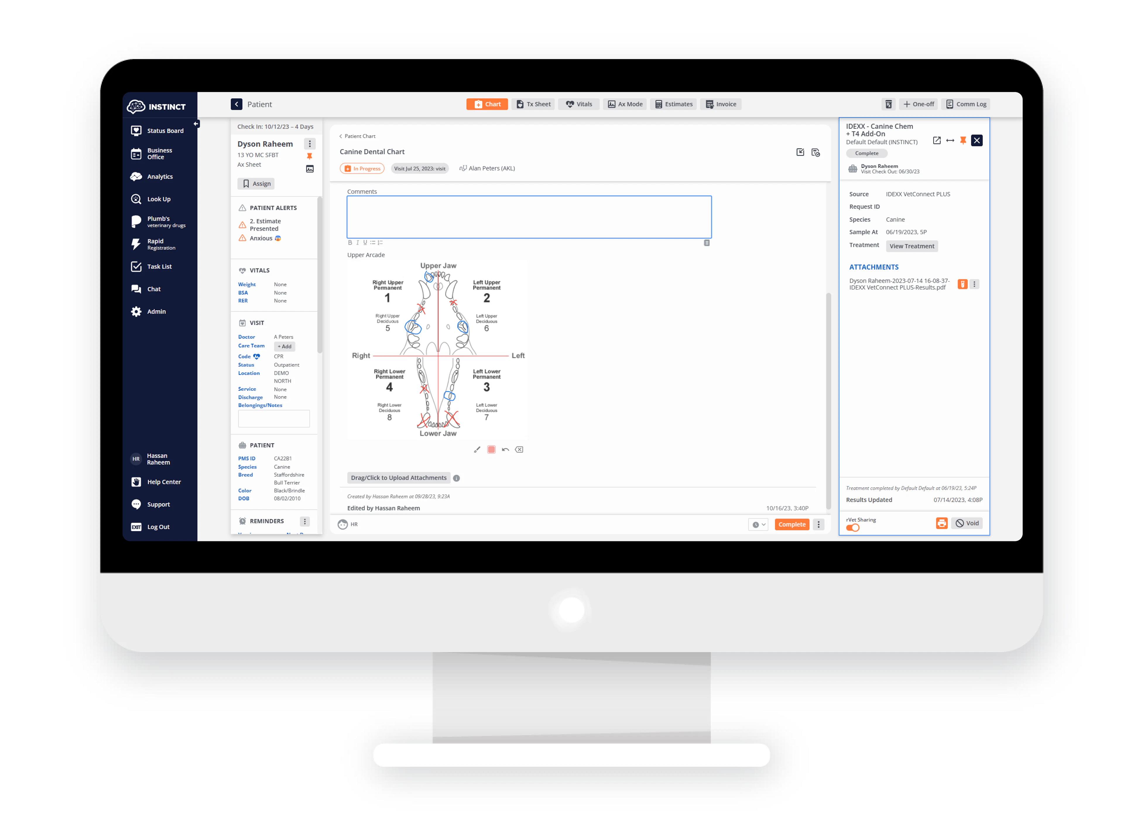 screenshot of Instinct Science